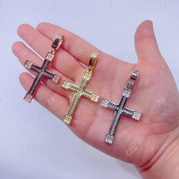 Diamond Cross Pendant for Men  customdiamjewel   