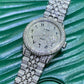 Hip Hop Fully Iced Out Moissanite Rolex Watch customdiamjewel
