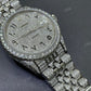 Hip Hop Fully Iced Out Moissanite Rolex Watch customdiamjewel