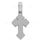Customized Two Tone Gothic 10k Cross Pendant hip hop jewelry CustomDiamJewel