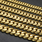 10-22MM Solid 10K Gold Cuban Link Chain hip hop jewelry CustomDiamJewel