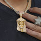 New Fine Gold 925 Sterling Silver Jesus Head Face Pendant hip hop jewelry CustomDiamJewel