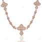 14K Rose Gold Real Diamond Ball Cross Chain hip hop jewelry CustomDiamJewel