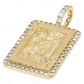 Custom Moissanite 925 Sterling Silver Card Pendant CustomDiamJewel
