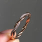 Custom Lab Grown Diamond Twisted Wedding Band