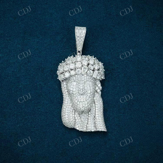 Alternative Diamond Jesus Hip Hop Pendant  customdiamjewel   