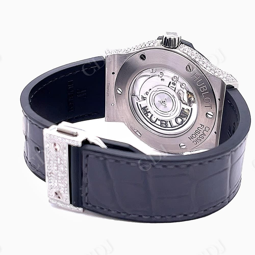 42mm Dial Custom Moissanite Hip Hop Watch customdiamjewel