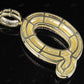 1.4" 0.90 CTW 10K Gold Natural Diamond Custom Q Letter Pendant CustomDiamJewel