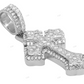 Customized Two Tone Gothic 10k Cross Pendant hip hop jewelry CustomDiamJewel