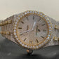 Luxury Full Iced Out Moissanite Diamond Watch customdiamjewel