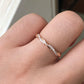 Custom Lab Grown Diamond Twisted Wedding Band
