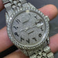 Hip Hop Fully Iced Out Moissanite Rolex Watch customdiamjewel