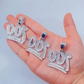 Hip Hop Iced out Baguette Diamond 100 Score Pendant  customdiamjewel   