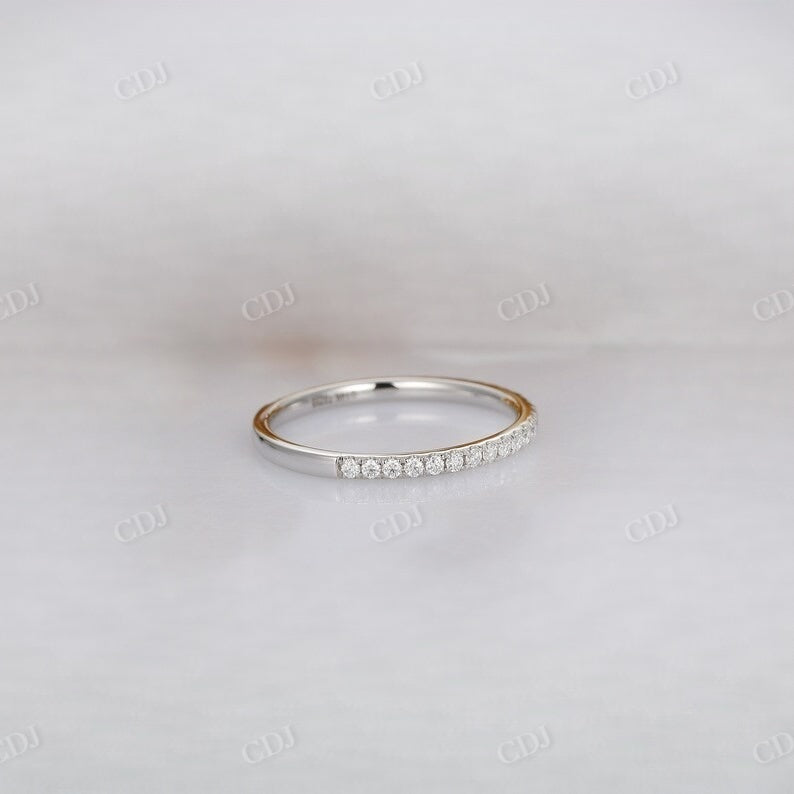 Round Cut 3/4 Eternity Lab Grown Diamond Wedding Band Wedding Band customdiamjewel   