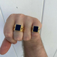 Mens 14k Gold Black Onyx Ring  customdiamjewel   