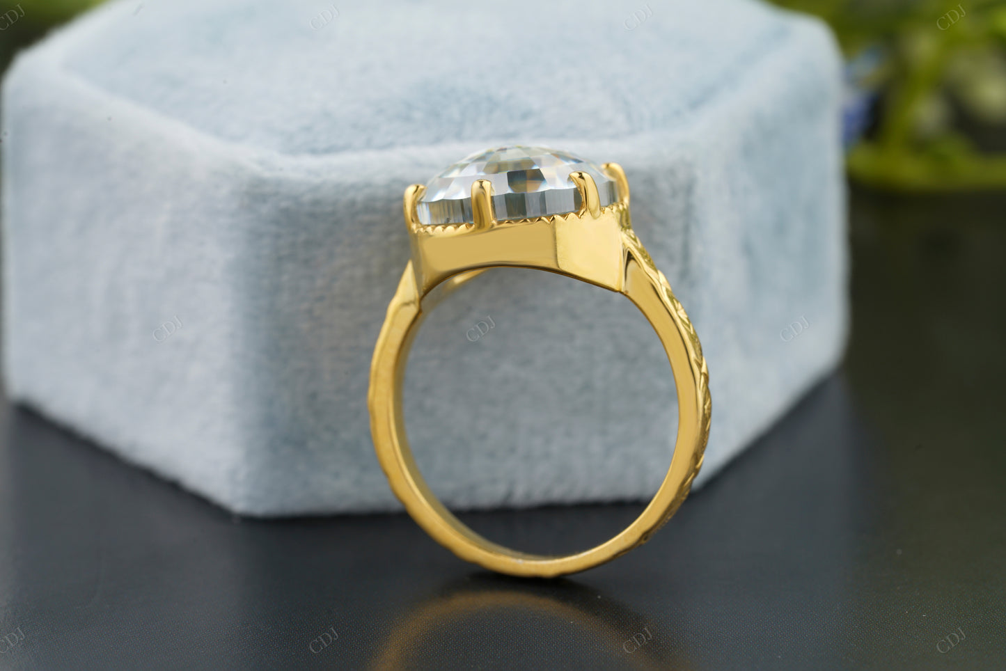 Rose Lab-Grown Diamond Solitaire Ring