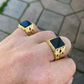 Mens 14k Gold Black Onyx Ring  customdiamjewel   