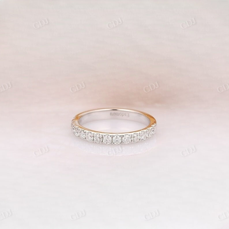 Round Cut Lab Grown Diamond Eternity Wedding Band Wedding Band customdiamjewel   