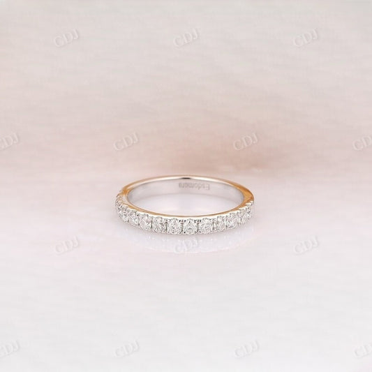 Round Cut Lab Grown Diamond Eternity Wedding Band Wedding Band customdiamjewel   