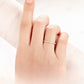 1.3mm Round Cut Diamond Half Eternity Stack Band  customdiamjewel   