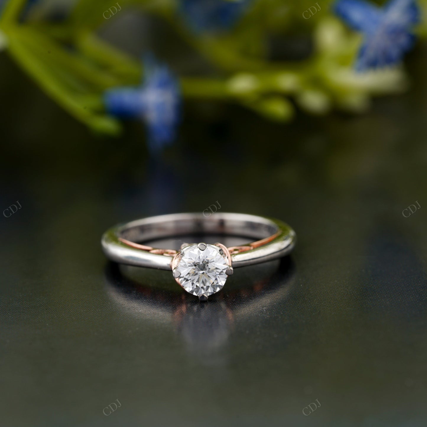 Luxury Round Lab-Grown Diamond Ring