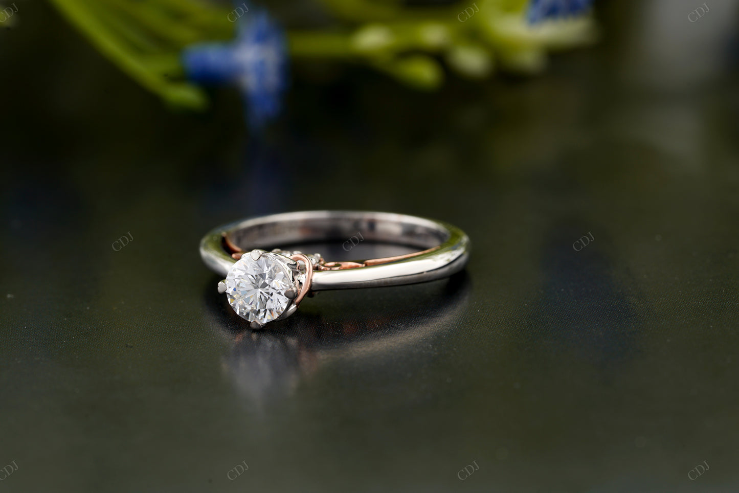 Luxury Round Lab-Grown Diamond Ring