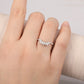 Curved Marquise And Round Cut Lab Grown Diamond Wedding Band Wedding Band customdiamjewel   