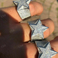 Handmade 3-D Star Hip Hop Pinky Ring  customdiamjewel   