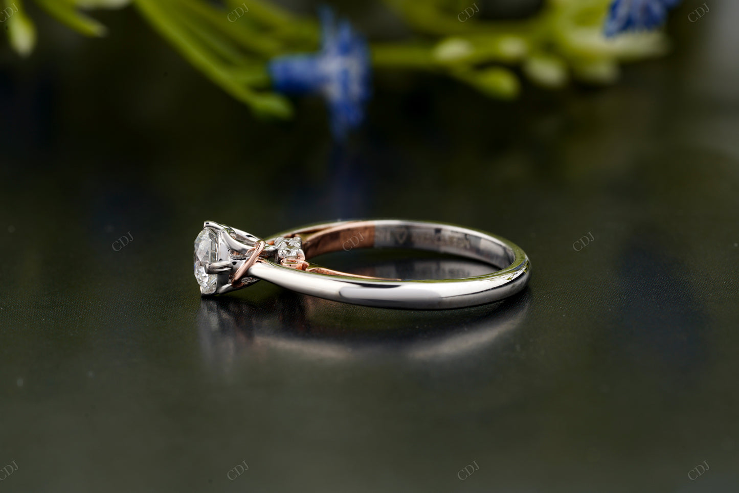 Luxury Round Lab-Grown Diamond Ring