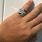 Handmade 3-D Star Hip Hop Pinky Ring  customdiamjewel   