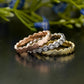 Three-Tone Lab-Grown Diamond Band Set