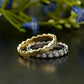 Two-Tone Lab-Grown Diamond Pavé Band