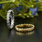Two-Tone Lab-Grown Diamond Pavé Band