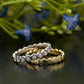 Two-Tone Lab-Grown Diamond Pavé Band