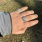 Mens Iced Out Moissanite Nugget Hip Hop Ring  customdiamjewel   