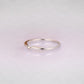 Simple Stacking Curved White Gold Wedding Band  customdiamjewel   