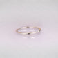 Simple Stacking Curved White Gold Wedding Band  customdiamjewel   