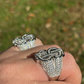 Dollar Sign Diamond Tester Passed Hip Hop Ring  customdiamjewel   