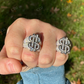 Dollar Sign Diamond Tester Passed Hip Hop Ring  customdiamjewel   