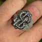 Dollar Sign Diamond Tester Passed Hip Hop Ring  customdiamjewel   