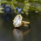 Pear Shaped Lab-Grown Diamond Ring