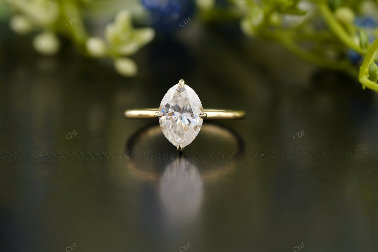 Marquise Lab-Grown Diamond Ring