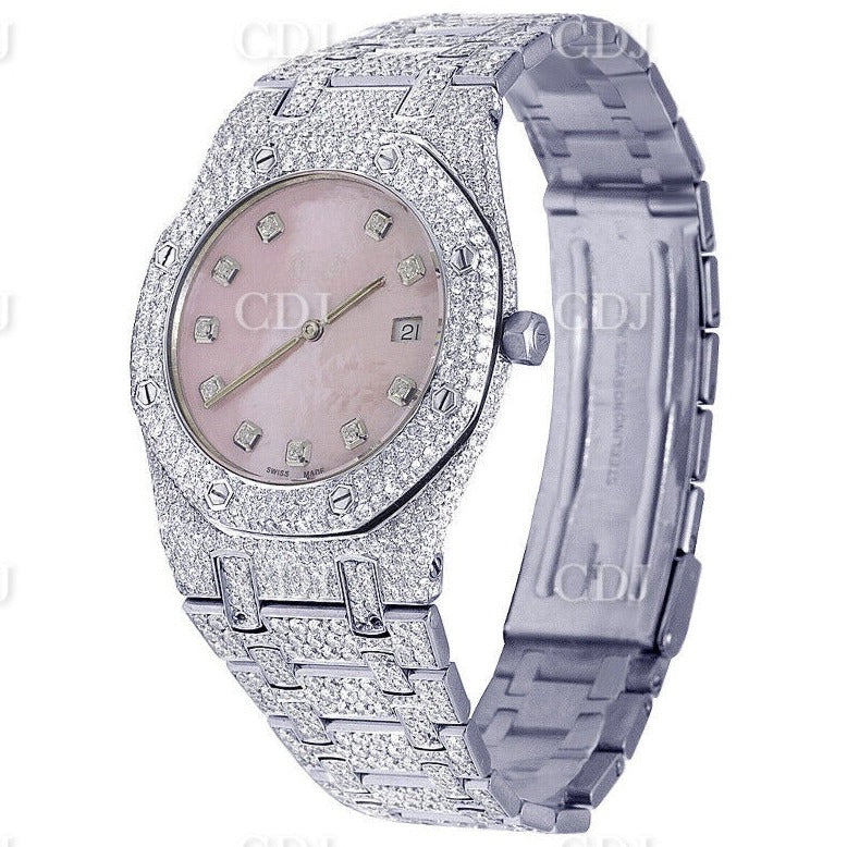 Lab Grown Diamond Set AP Watch For Men customdiamjewel