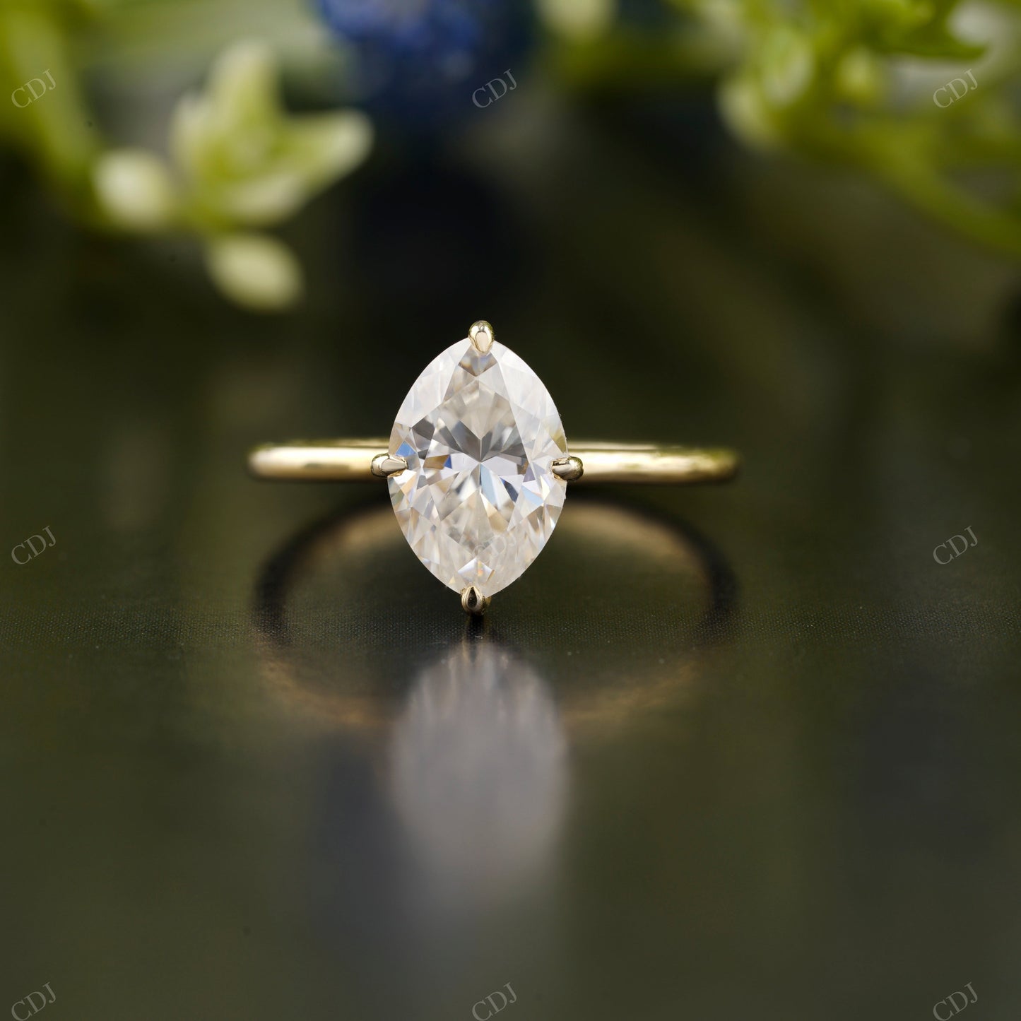 Marquise Lab-Grown Diamond Ring