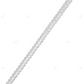925 Sterling Silver White Gold Plated Tennis Chain CustomDiamJewel