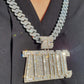 10K Yellow Gold ZEIROC Lab Grown Diamond Hip Hop Pendant hip hop jewelry customdiamjewel   