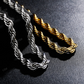 Antique 8MM Sterling Silver Rope Chain hip hop jewelry CustomDiamJewel