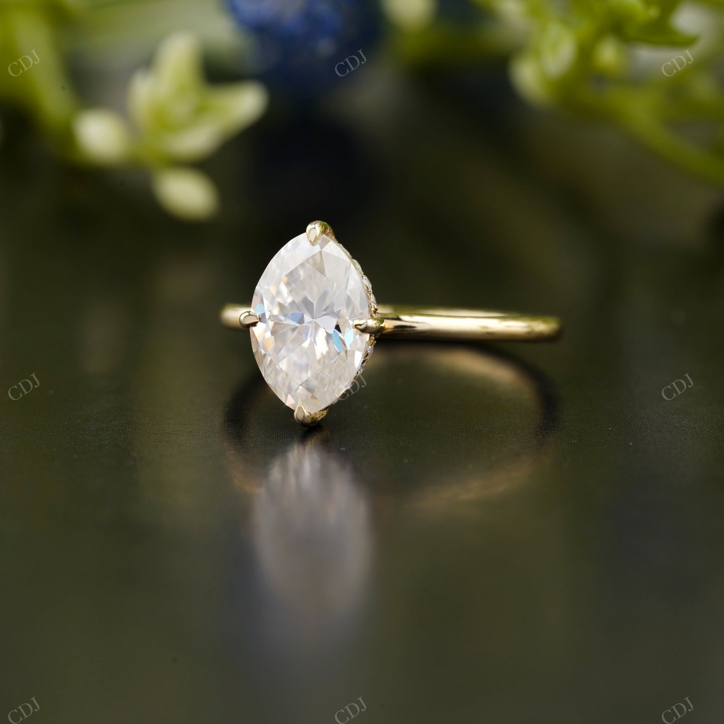 Marquise Lab-Grown Diamond Ring