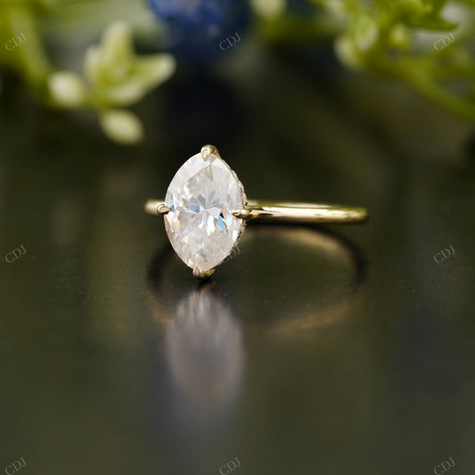 Marquise Lab-Grown Diamond Ring