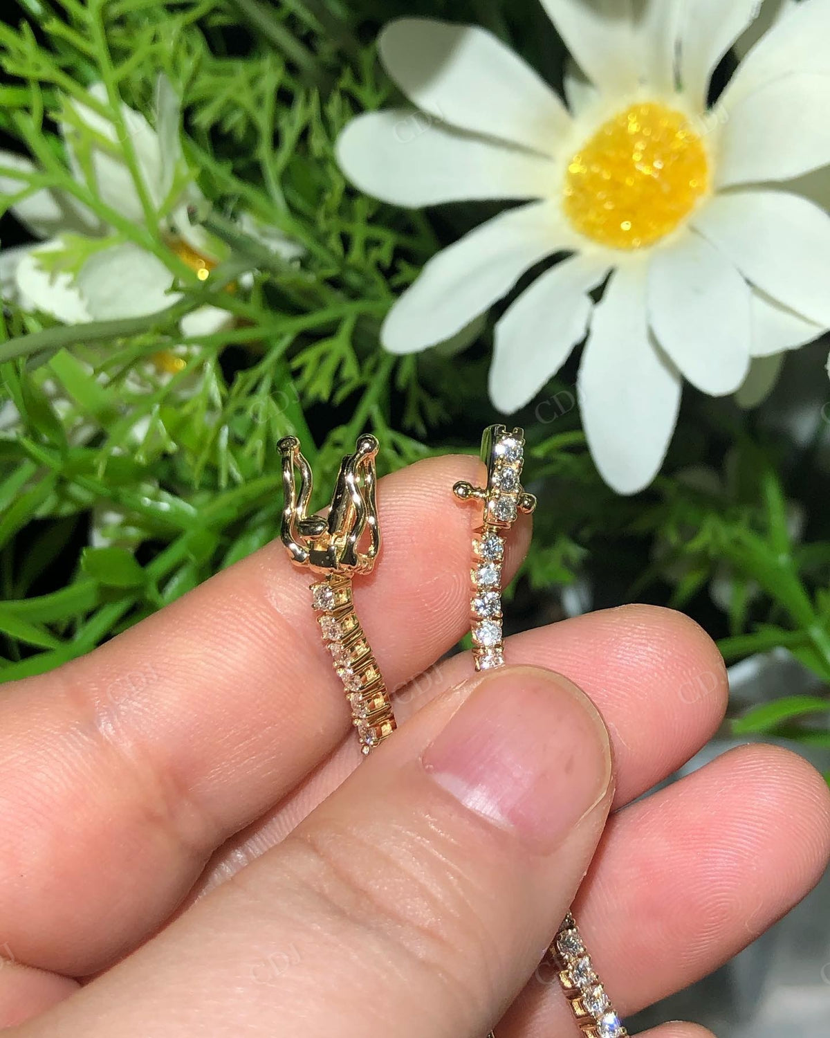 Handmade Lab Grown Diamond Tennis Bracelet customdiamjewel